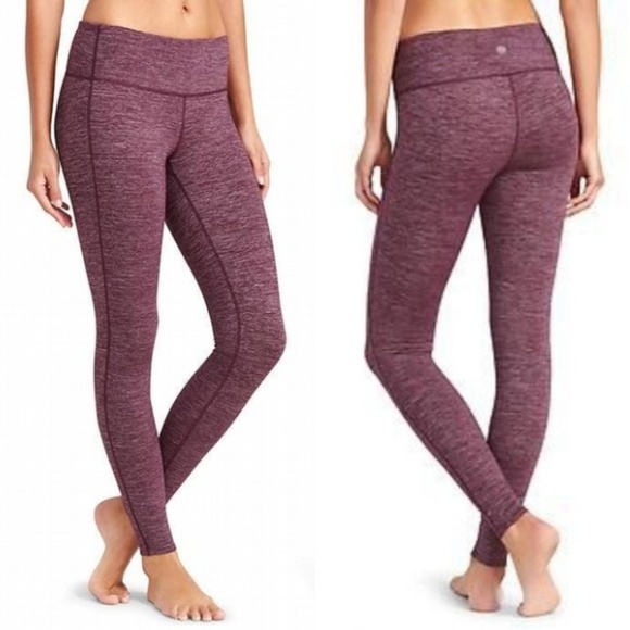 Athleta Pants - Athleta Quest Chaturanga Tight Burgundy Heather M